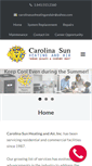 Mobile Screenshot of carolinasunheatingandair.com